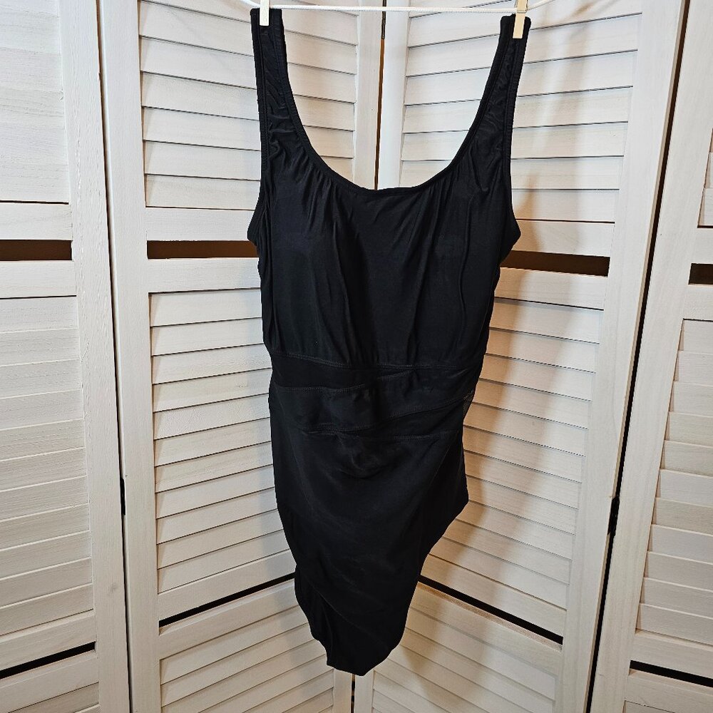 Catalina, XL (16-18), Black, One Piece, Swimsuit, Women's